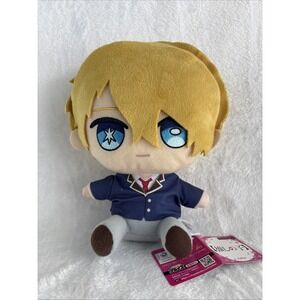 Oshi no Ko Aqua Hoshino Osuwarikko Plush Doll Stuffed Toy 8" FURYU Anime Japan